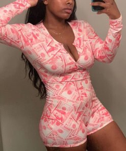 Sexy jumpsuit pajamas