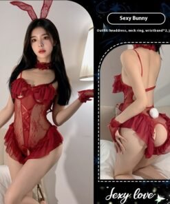 Alternative view of Sexy Lingerie Bunny Slimming Uniform Suit
