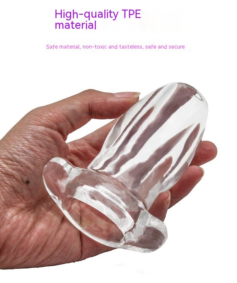 Transparent Hollow Butt Plug - Image 3