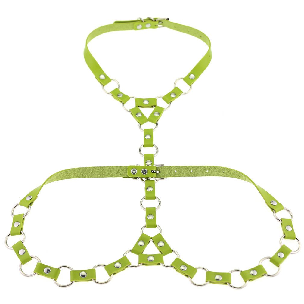 Gothic Bondage Necklace Belt Drawstring Body Chains - Image 3