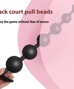 Silicone Bead Butt Plug Water Drop