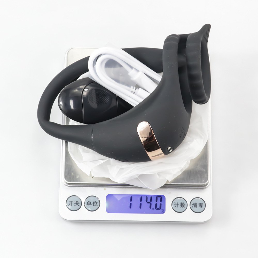 APP Remote Control Double Ring Silicone Butt Plug - Image 8