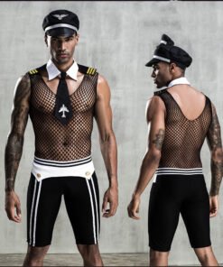 Sexy Uniform European And American Men's Police Pilot Cosplay Sexy Lingerie