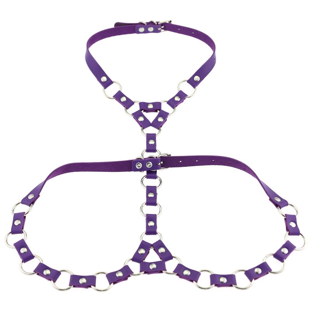 Gothic Bondage Necklace Belt Drawstring Body Chains - Image 6