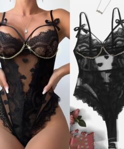 Mesh See-through Sexy Sexy Bustiers & Teddies