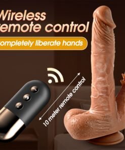 Realistic Silicone Dick Vibration Thrusting And Heating, Remote Control Virabtor Adult Toys For Women With Strong Suction Cup For Hands Free Play