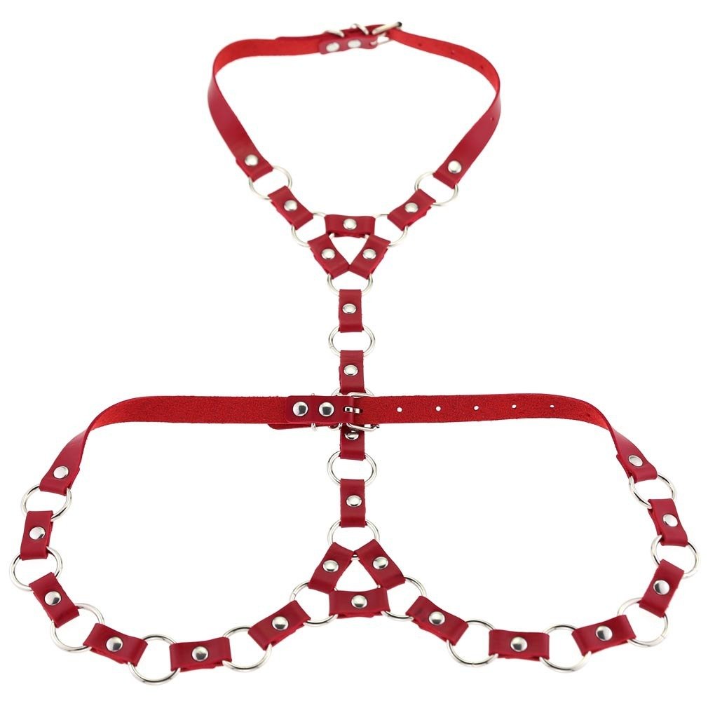 Gothic Bondage Necklace Belt Drawstring Body Chains - Image 10