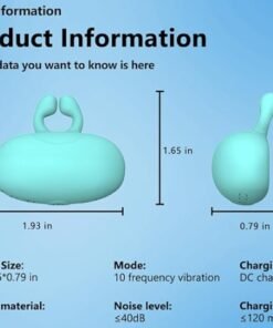 Alternative view of Nose Clip Oral Clit Stimulator Sex- Toy, Remote Control Clitoral Stimulation Blowjob Adult- Toys, High-Strength 10-Frequency Sexual- Pleasure Tools For Couples Women Viberator