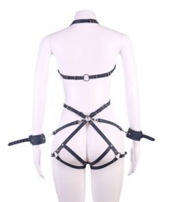 Alternative view of Reversible Leather Bondage Clothes Women's Slim Fit Strap