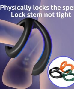 Silicone Semen Lock Ring Para Homens