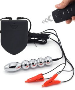 Alternative view of Tool Toy Electric Shock Butt Plug Vaginal Plug Nipple Clamp