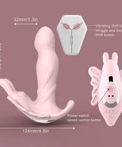 G Spot Wearable Butterfly Vibrator- Dildo Sex- Toys For Women With 9 Vibrating Wriggle Swing Modes Vibrating Panties Anal- Vibrator- With Remote Control Couple Adult- Toys