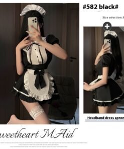 Alternative view of Sexy Lingerie Maid Cos Costume Sexy Passion Free Uniform