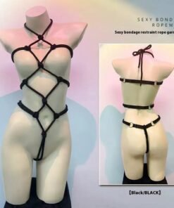 Pleasure Seek Sexy Bondage And Discipline Open Underwear Set