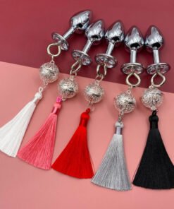 Women's Back Bell Metal Butt Plug Sexy Sex Product