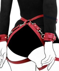 Leather Anti-handcuffs Binding Props Suit