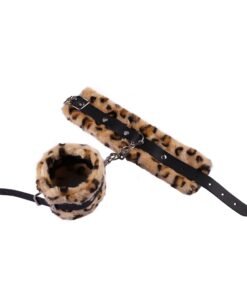 Alternative view of Sexy PU Plush Handcuffs Toy Products
