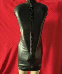 Leather All-inclusive Bondage And Discipline Tight Hip Skirt