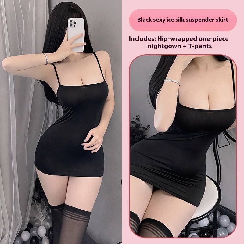 Sexy Lingerie Lace Seduction Hip Skirt - Image 3