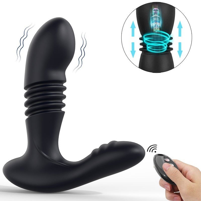 Men's Telescopic Prostate Butt Plug Vibrator - Image 3