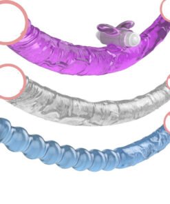 Female Double-headed Vibrating Massage Butt Plug