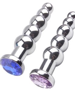 Alternative view of Metal Diamond Pagoda Butt Plug Back Court Chrysanthemum