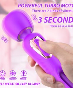 Adult Sex Toys Female Slap Vibrator, Couple Sex Toys With 7 Slap And 10 Vibration   Modes, Female G-spot Clitoral Dildo