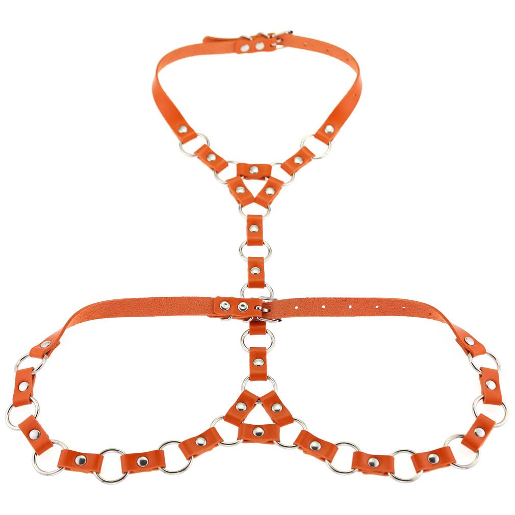 Gothic Bondage Necklace Belt Drawstring Body Chains - Image 8
