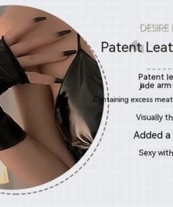 Alternative view of See-through Little Devil Uniform Sexy Lingerie Tight Leather Clothing