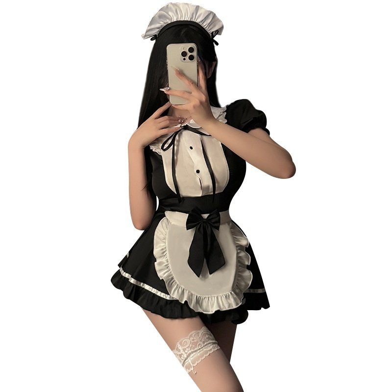 Sexy Lingerie Maid Cos Costume Sexy Passion Free Uniform - Image 6