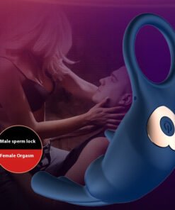 Men's Delay Lock Stem Ring Strong Shock Clitoral Excitement Flirting Toys