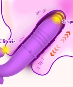 Female Masturbator, G-spot Clitoral  Vibrator, 10 Thrust Functions Telescopic Vibration Female Massager