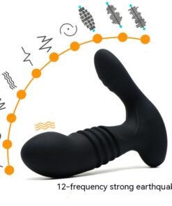 Alternative view of Men's Telescopic Prostate Butt Plug Vibrator