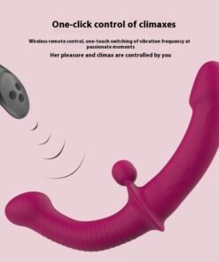 Remote Control Double Head Dildo Wear Vibration Women's Exclusive Sex Product
