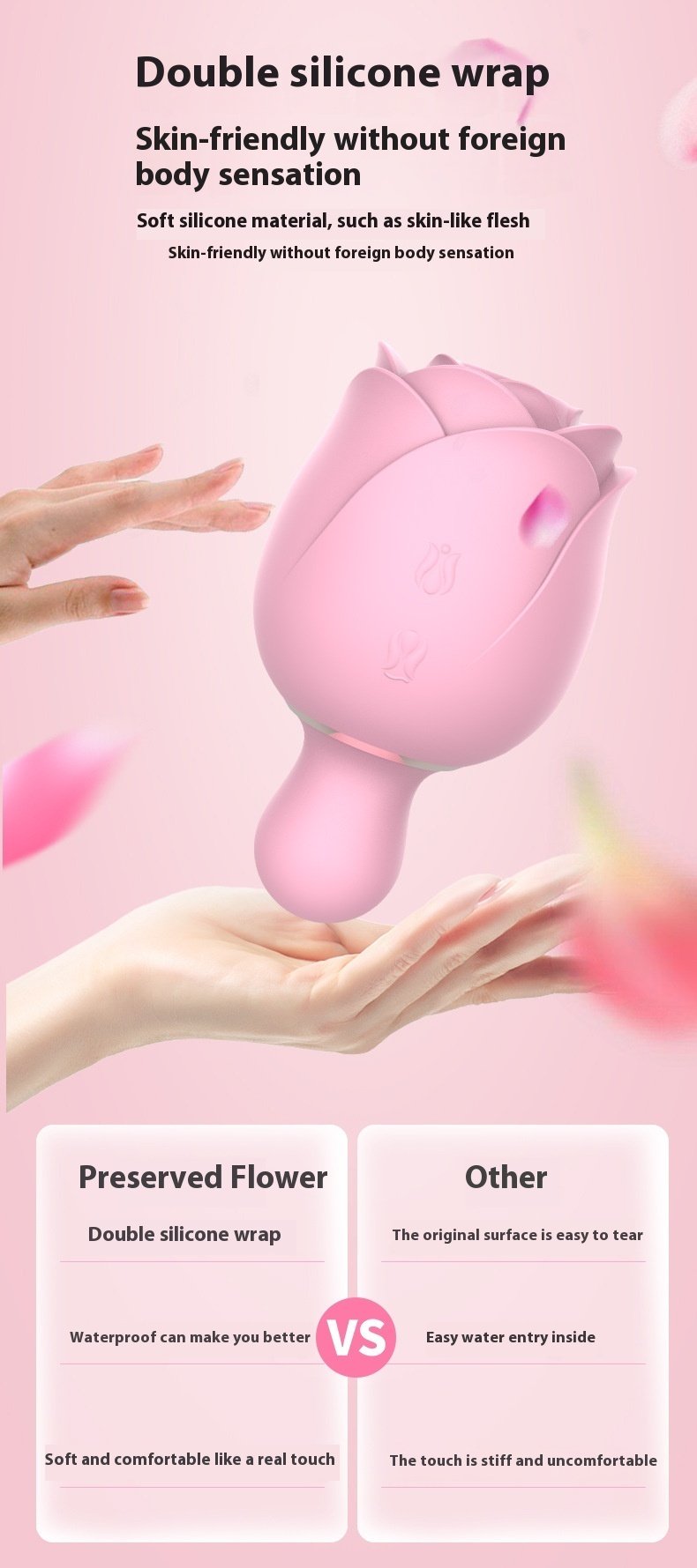 Preserved Flower Clitoral Sucking Vibrators - Image 5