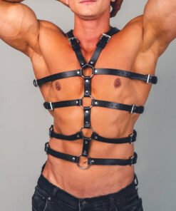 Men's Sexy Leather Bondage And Discipline Strap