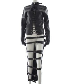 Women Clothes Bondage Stage Black Performance Costume