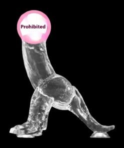 Special-shaped Dinosaur Simulation Glass Dildo
