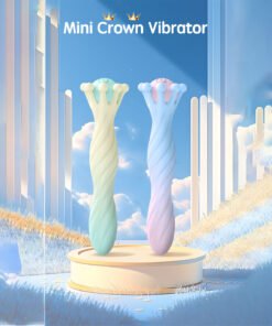 Female Mini Crown Vibrator Sex Toys - Adult Toys Clitoral Stimulator Realistic Dildo With 10 Powerful Vibrations, Soft Silicone Clit Vagina Tits Massager For Women Couples Pleasur