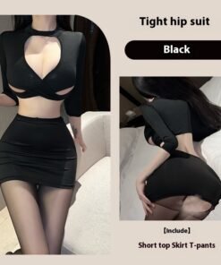 Alternative view of Sexy Underwear Long Sleeve Secretary Sexy Sheath Suit